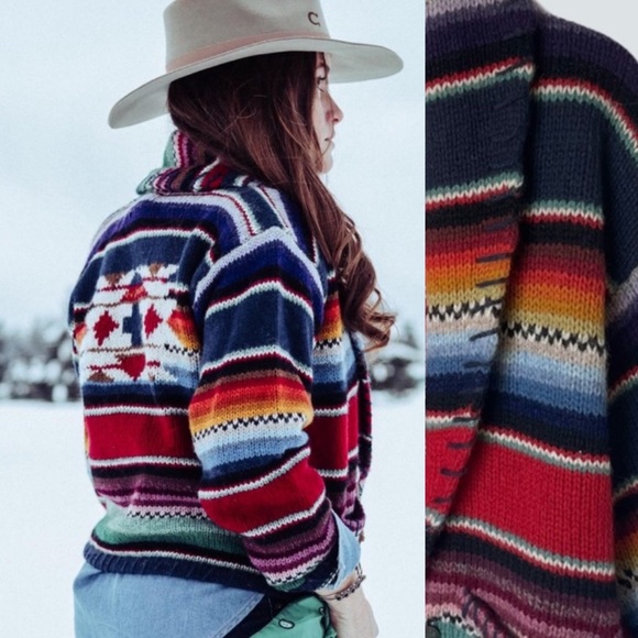 MELBOURNE Vintage Southwest Knit Cardigan